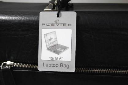 Damen Laptop Leder Aktentaschen Schwarz 457