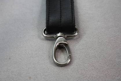 Damen Laptop Leder Aktentaschen Schwarz 457