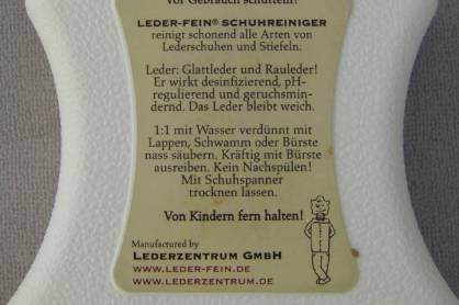 Lederschuh Reiniger