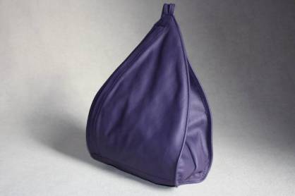 Lila Lederrucksack Citybag Stadtrucksack 14610