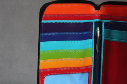 Mywalit Geldboersen Schwarz Tuerkis 259 4