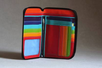 Mywalit Geldboersen Schwarz Tuerkis 259 4