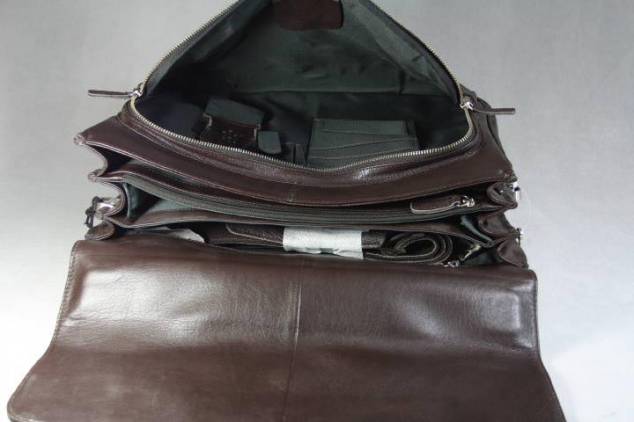 Damen Lederaktentaschen Laptopfach 457