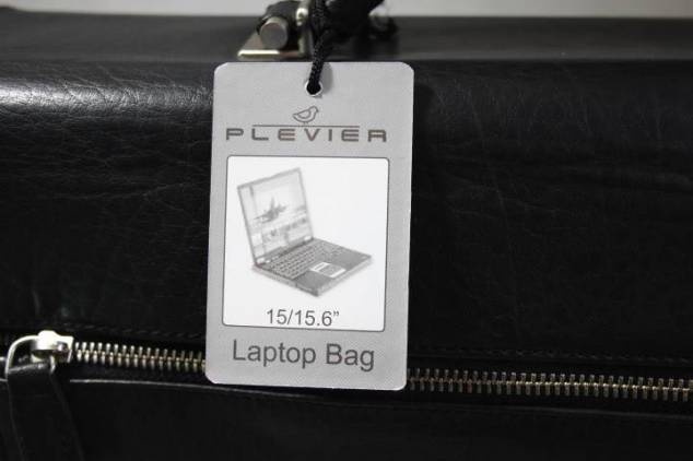 Laptop Leder Aktentaschen Schwarz 457