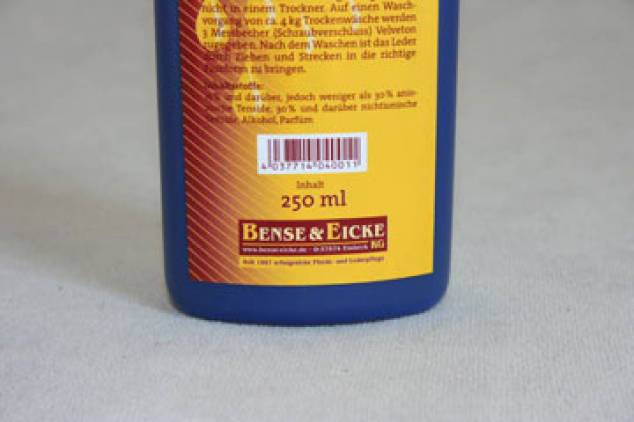 Leder Fell Waschmittel