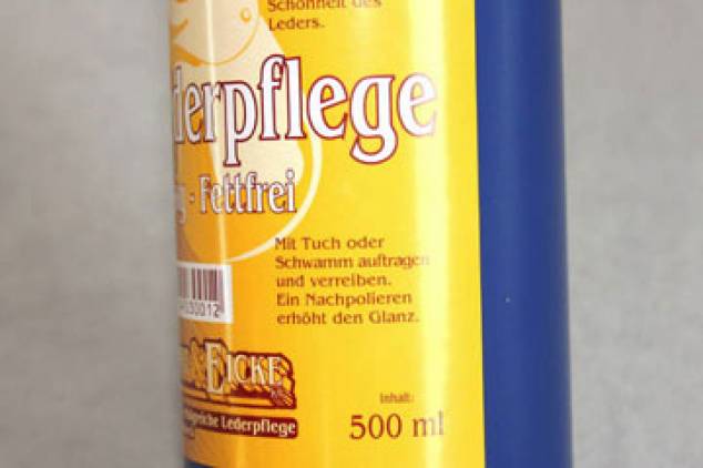 Lederpflege Fettfrei