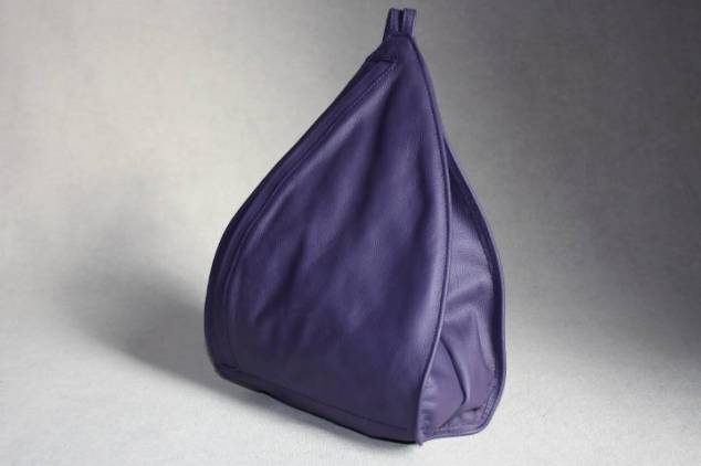 Lila Lederrucksack Citybag Stadtrucksack 14610